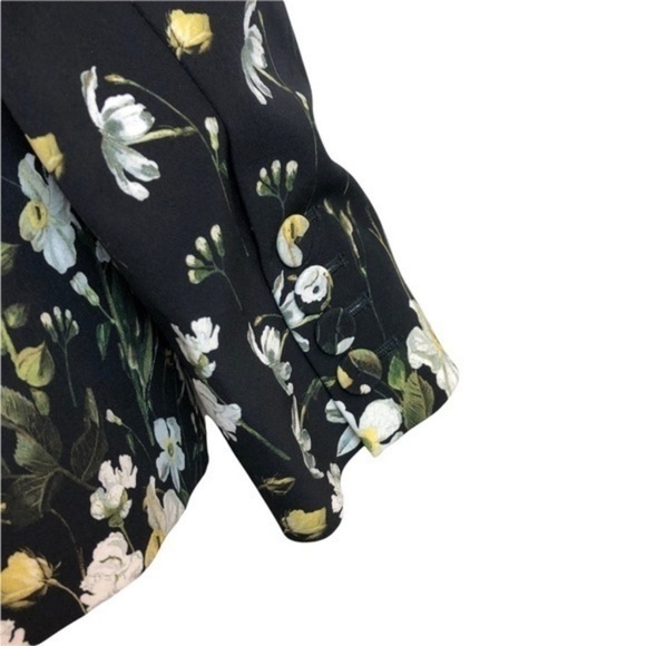 NEW ERDEM Black Daffodil Cady Blazer - Picture 9 of 15